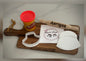 Alu's White "Kanuaq" Ulu with Play-Doh, Cutter, and Rolling Pin (White)