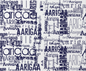 Aarigaa Wrapping Paper - White & Navy